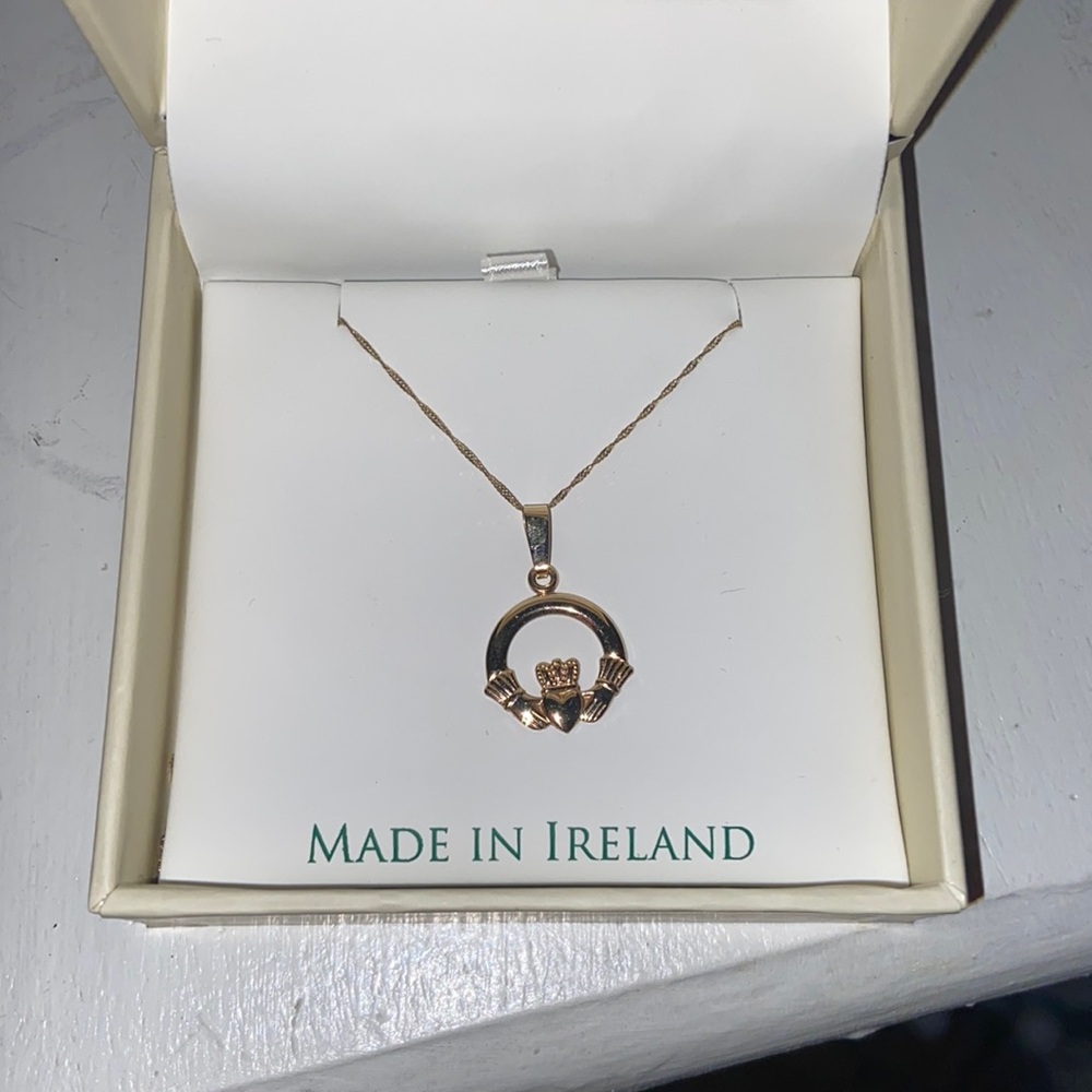 Claddagh necklace from Ireland
